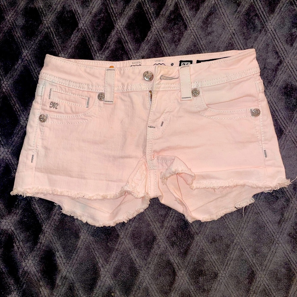 Light Pink Miss Me Jean Shorts